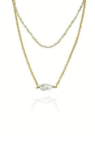 Linya Jewellery-Doby Çift Zincirli Kolye-Kolye-1-fleurdirect.live