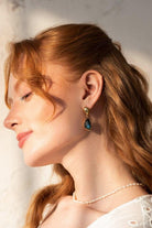 Linya Jewellery-Doğal Labradorit Küpe-Küpe-2-fleurdirect.live