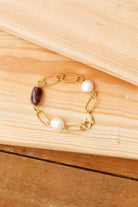 Linya Jewellery-Elly Mor Taş Bileklik-Yüzük-3-fleurdirect.live