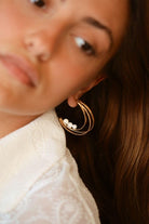 Linya Jewellery-İçi İncili Halka Küpe-Küpe-3-fleurdirect.live