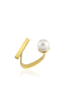 Linya Jewellery-İncili Şerit Yüzük-Yüzük-1-fleurdirect.live