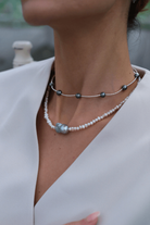 Linya Jewellery-İnka Gri Barok İncili Kolye-Kolye-2-fleurdirect.live