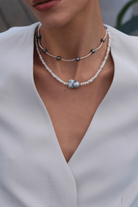 Linya Jewellery-İnka Gri Barok İncili Kolye-Kolye-3-fleurdirect.live