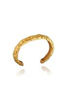 Linya Jewellery-Kety Amorf Kalın Mat Gold Bileklik-Bileklik-1-fleurdirect.live