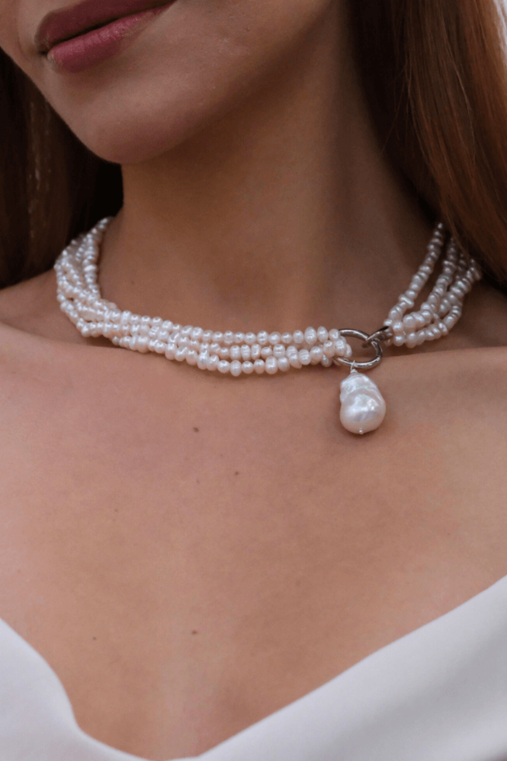 Linya Jewellery-Lara Çoklu Kum İnci Kolye-Kolye-5-fleurdirect.live