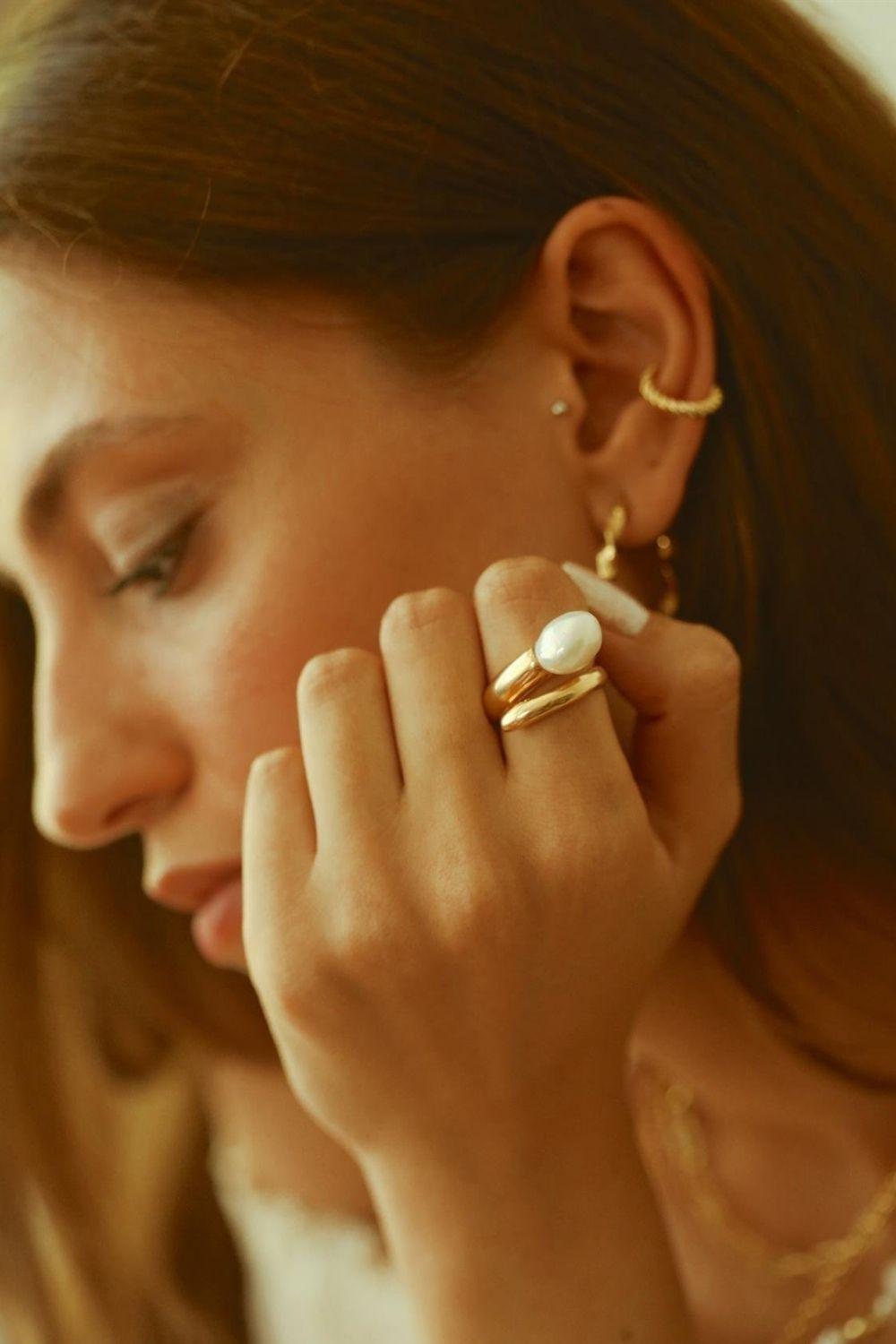 Linya Jewellery-Lisa Barok İnci Yüzük-Yüzük-2-fleurdirect.live