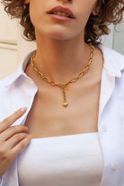 Linya Jewellery-Marsala Zincir Kolye-Kolye-5-fleurdirect.live