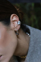 Linya Jewellery-Mera Asimetrik Halka Küpe-Küpe-2-fleurdirect.live