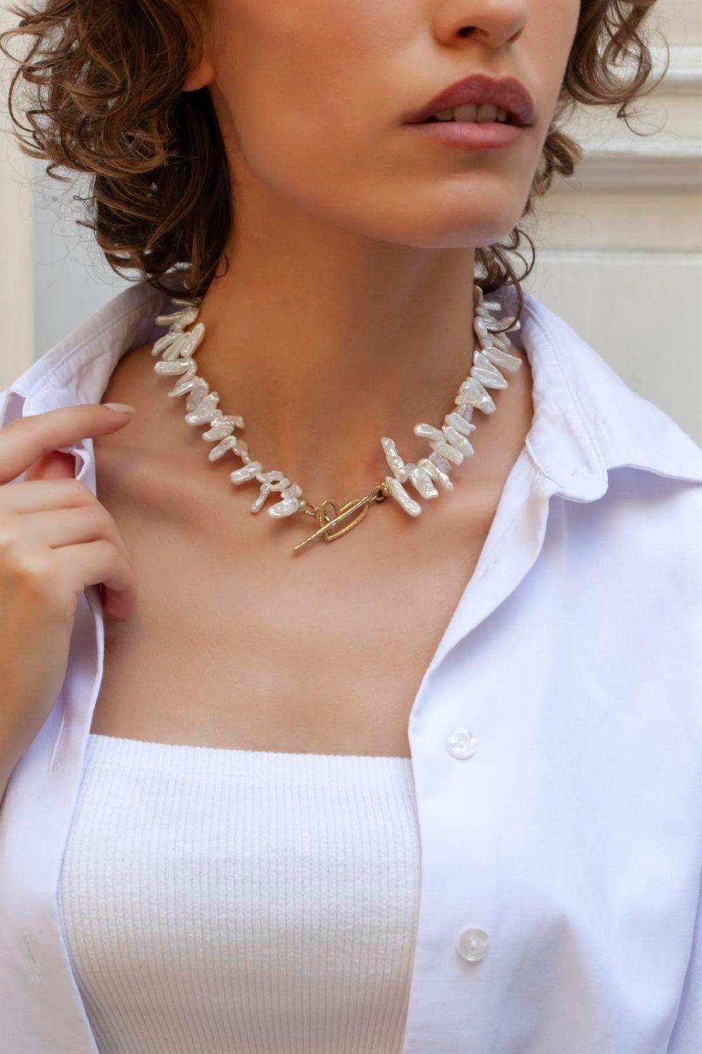 Linya Jewellery-Mesina Barok İnci Kolye-Kolye-3-fleurdirect.live