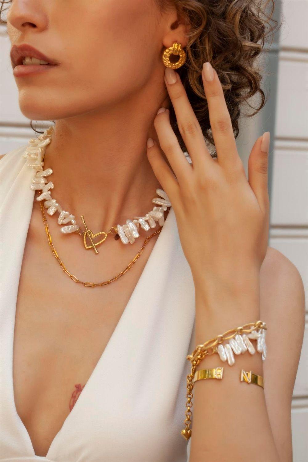 Linya Jewellery-Mesina Barok İnci Kolye-Kolye-4-fleurdirect.live