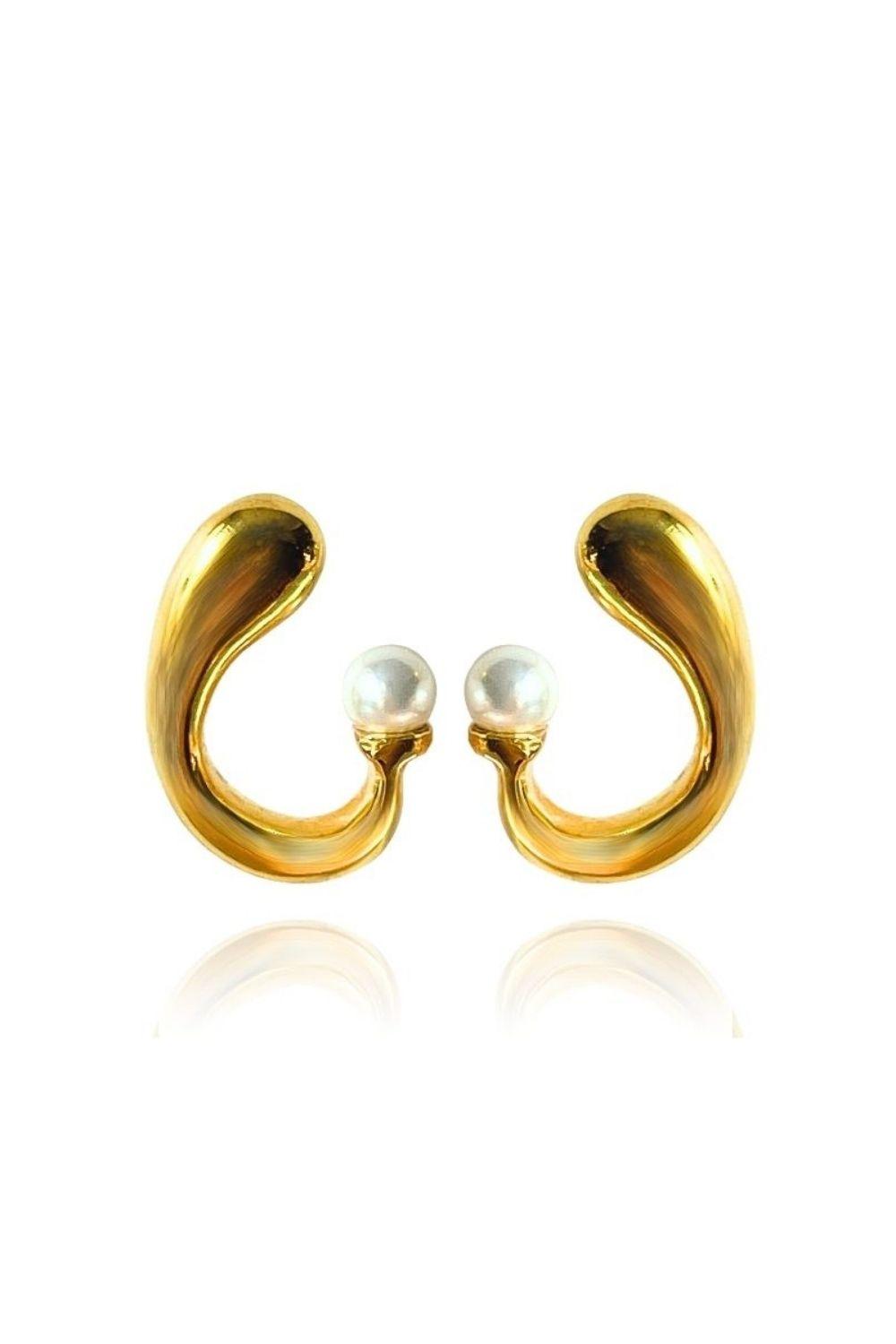 Linya Jewellery-Meya Spiral Halka Küpe-Küpe-1-fleurdirect.live