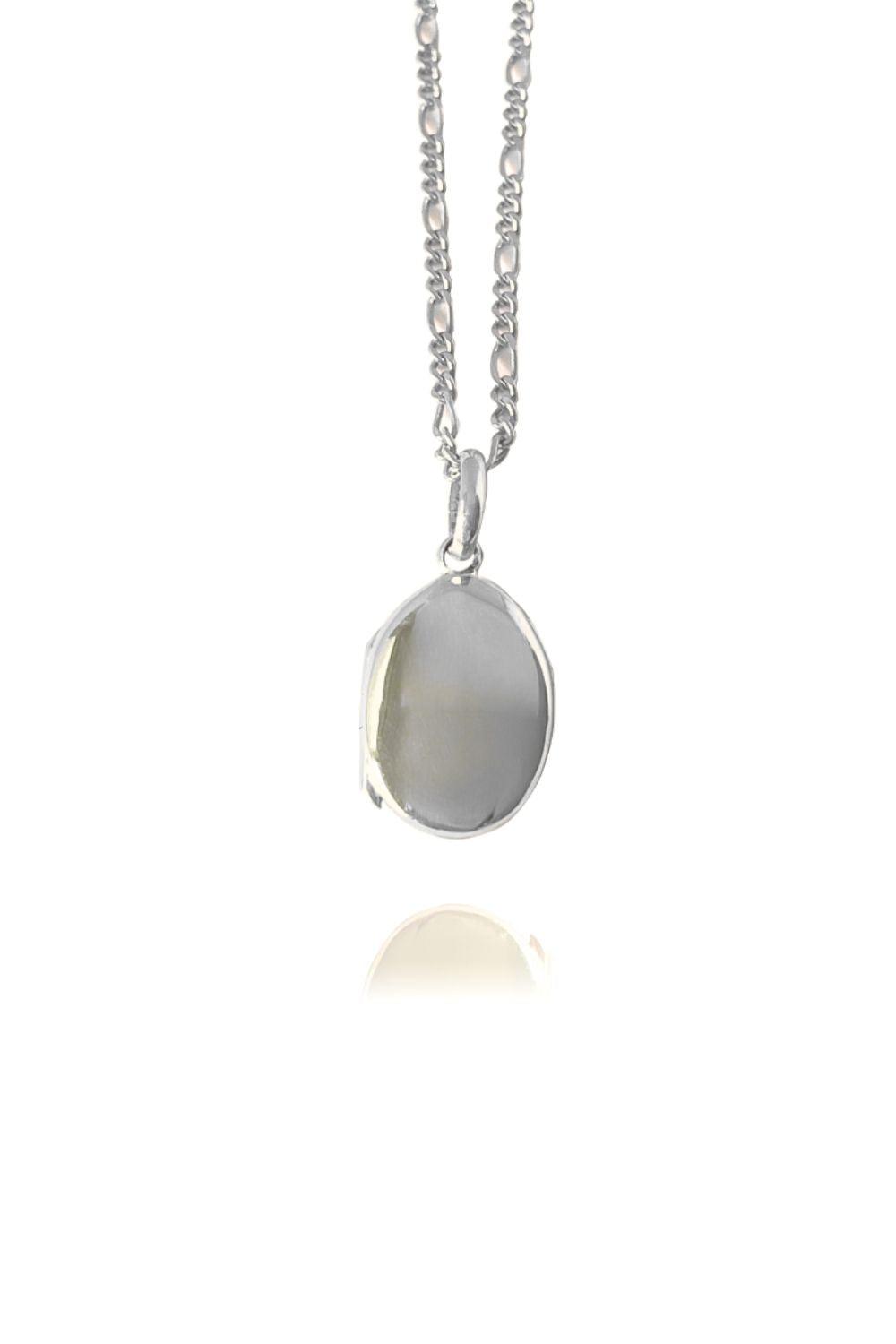Linya Jewellery-Mini Gümüş Madalyon Kolye-Kolye-1-fleurdirect.live