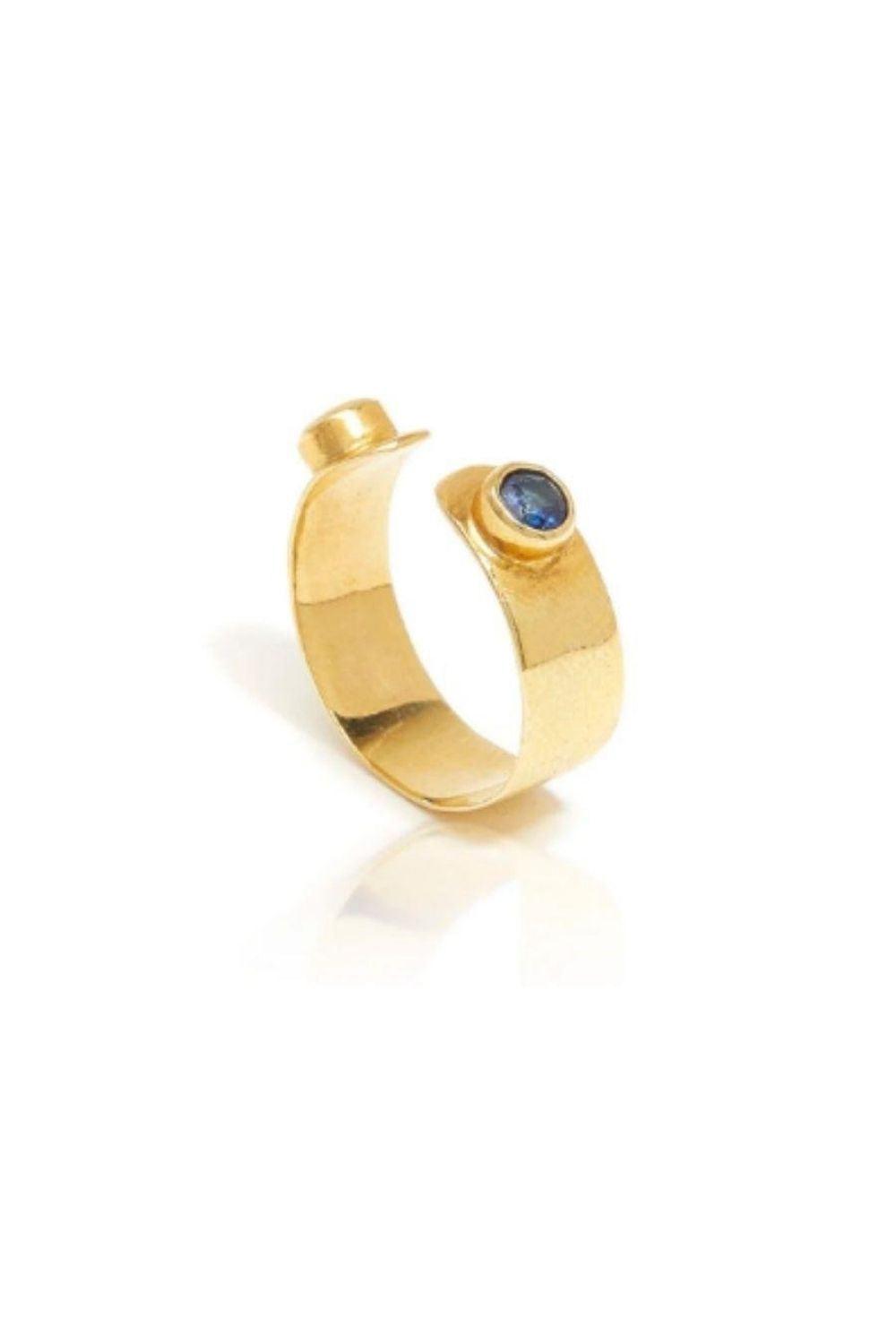 Linya Jewellery-Modica Safir Taşlı Yüzük-Yüzük-1-fleurdirect.live