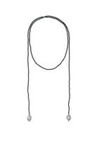 Linya Jewellery-Sedna Barok İncili Hematit Taşlı Uzun Kolye-Kolye-1-fleurdirect.live