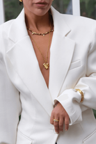 Linya Jewellery-Tesa Kalp Kolye Gold-Kolye-3-fleurdirect.live