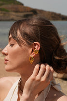 Linya Jewellery-Tina Büyük Midye Küpe-Küpe-4-fleurdirect.live