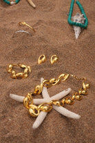 Linya Jewellery-Tina Büyük Midye Küpe-Küpe-5-fleurdirect.live