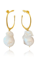 Linya Jewellery-Tiny Büyük Barok İnci Küpe-Küpe-1-fleurdirect.live