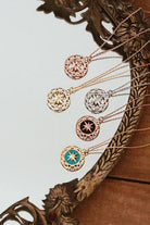 Linya Jewellery-Turkuaz Mineli Kutup Yıldız Kolye-Kolye-1-fleurdirect.live
