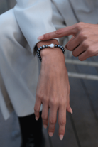 Linya Jewellery-Vola Siyah İnci Bileklik-Bileklik-4-fleurdirect.live