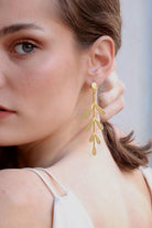 Linya Jewellery-Yaprak Küpe-Küpe-3-fleurdirect.live