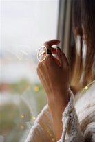 Linya Jewellery-Yuvarlak Şerit Yüzük Gold-Yüzük-3-fleurdirect.live