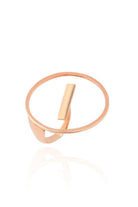 Linya Jewellery-Yuvarlak Şerit Yüzük Rose-Yüzük-1-fleurdirect.live
