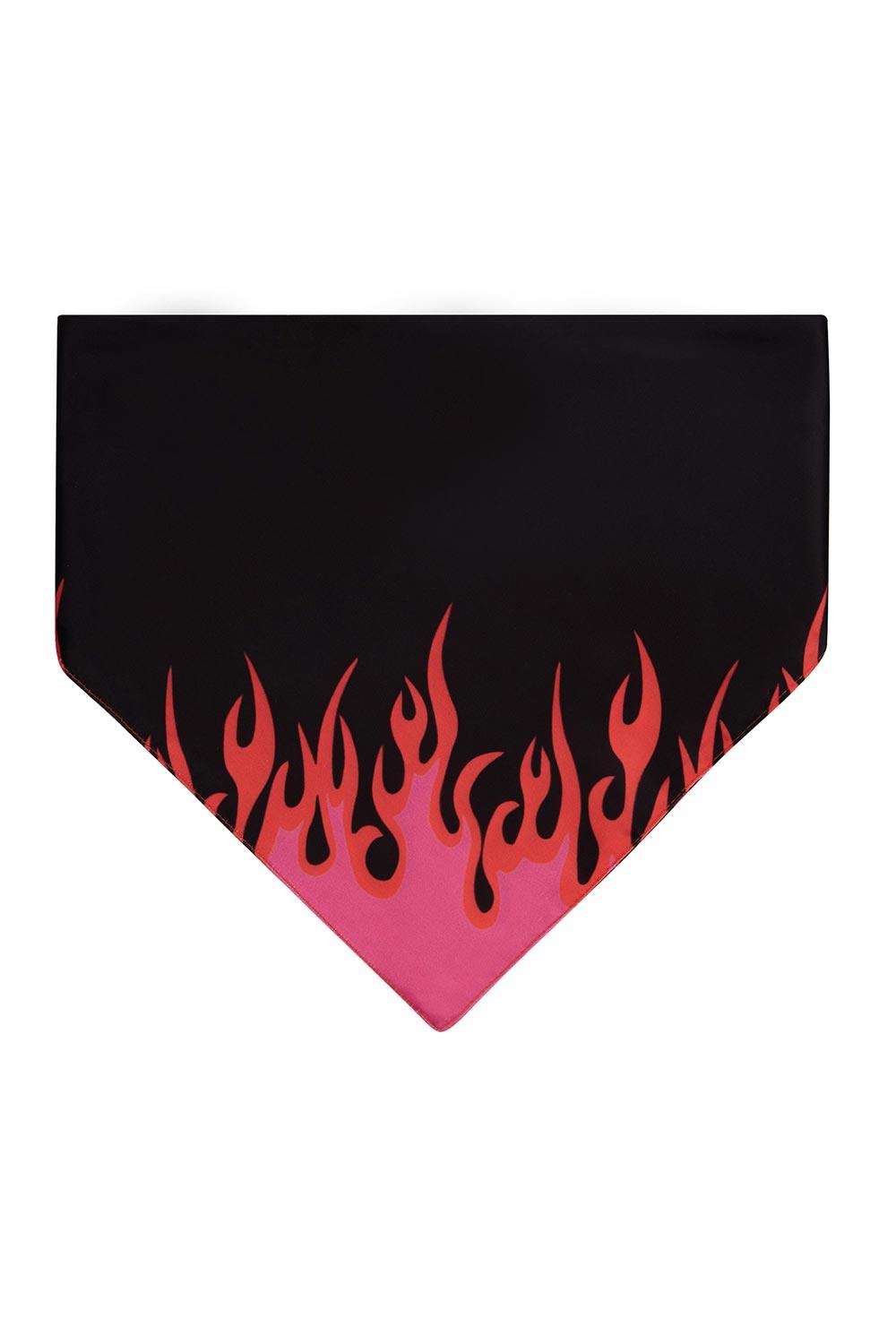 Little Monsters-LM Black Fire Bandana-Köpek-3-fleurdirect.live