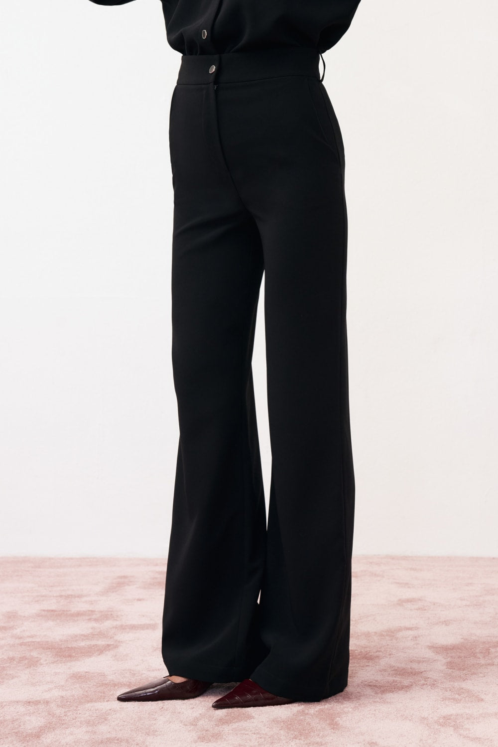 Lucentie-Aila Black Pants-Pantolon-3-fleurdirect.live