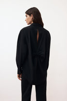 Lucentie-Aila Black Shirt-Bluz-5-fleurdirect.live