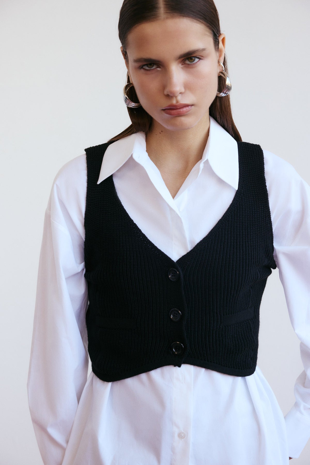 Lucentie-Luce Tricot Vest-Yelek-1-fleurdirect.live
