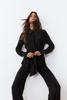 Lucentie-Lulu Black Top-Bluz-3-fleurdirect.live