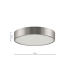 Mels Plafonyer İNoks - 30 Cm
