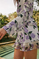 Lunaire Studio-Purple Hydrangea - Çiçek Desenli Elbise-Elbise-6-fleurdirect.live