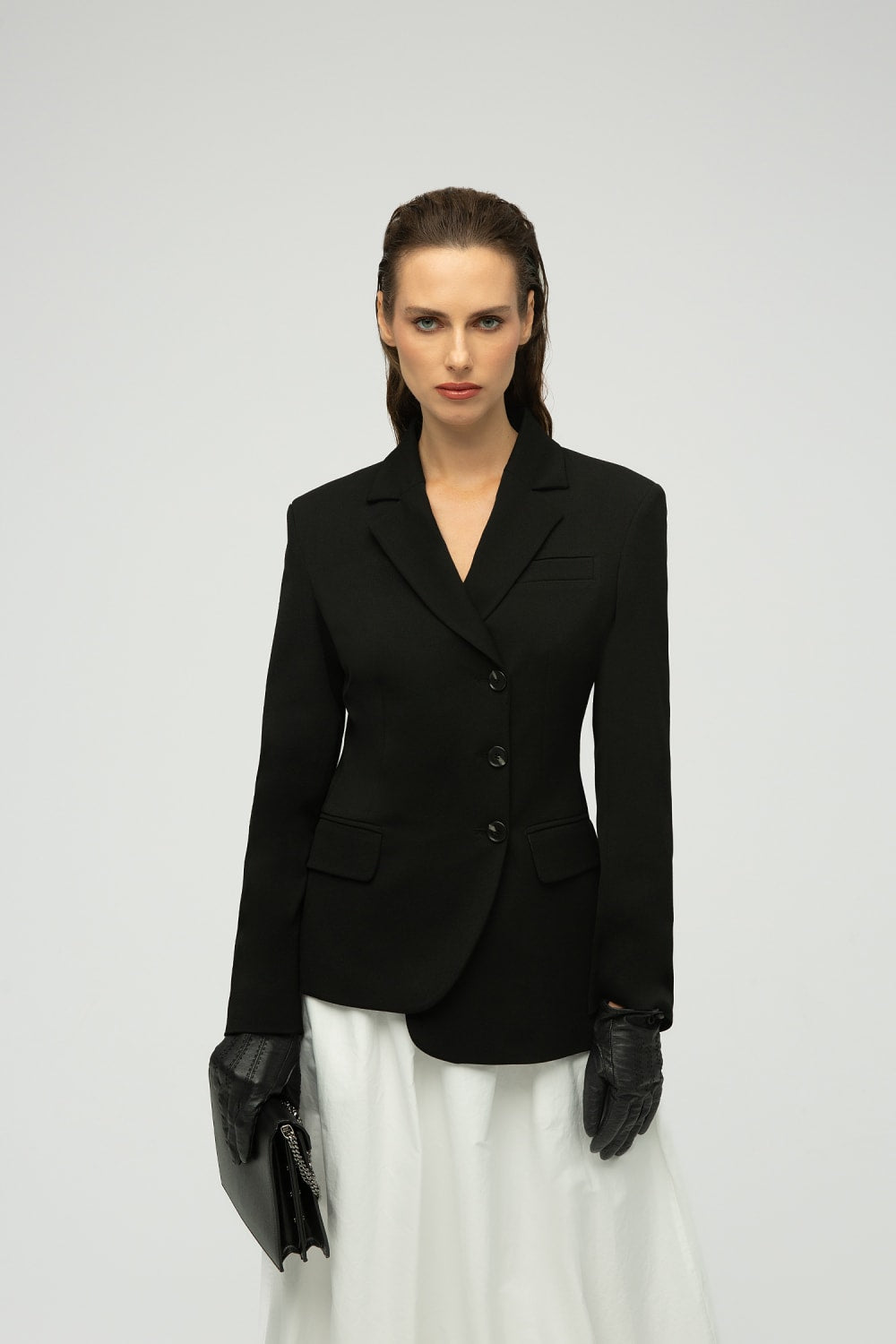 MAXIMUS-Nova Kruvaze Asimetrik Blazer-Ceket-1-fleurdirect.live