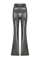 Maeve-Loose Fit Metallic Pants-Kot Pantolon-2-fleurdirect.live
