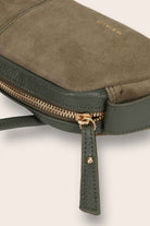 Maialis Design-Stella Green Suede-Omuz Çantası-2-fleurdirect.live