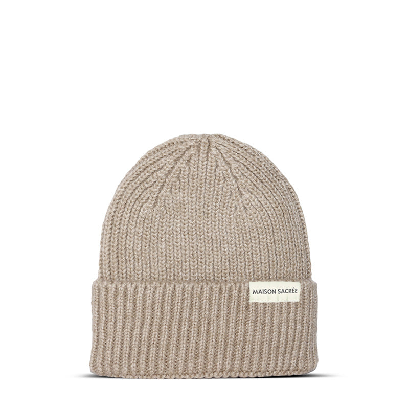 Maison Sacrée-Beige Black Grey Beanie Three Pack-Bere-2-fleurdirect.live