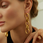 Maison Soula-Neith Chain Drop Earrings-Earrings-5-fleurdirect.live