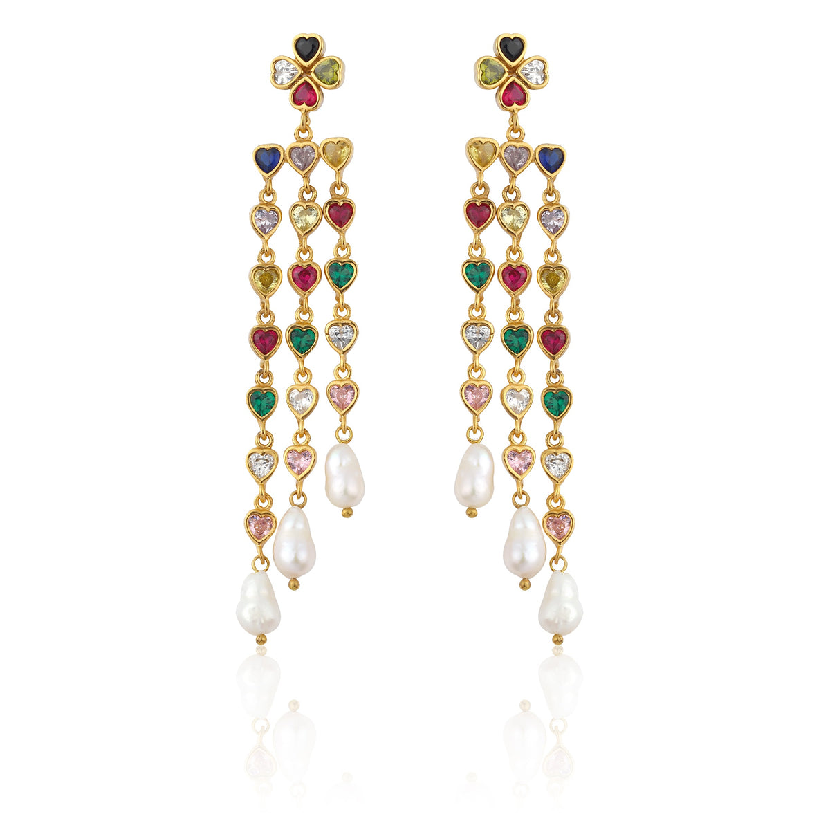 Maison Soula-Aphrodite Earrings-Earrings-1-fleurdirect.live