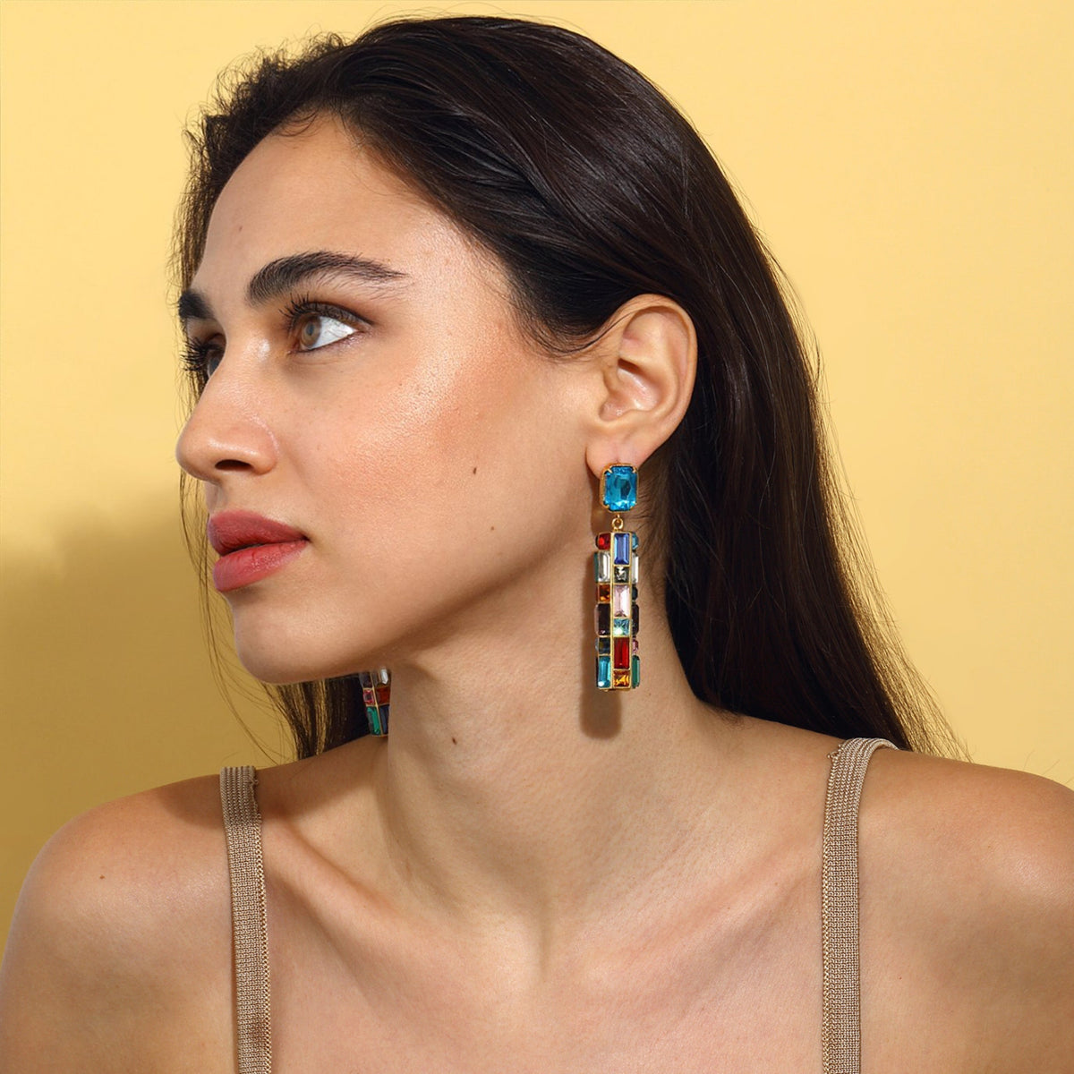 Maison Soula-Gloria Earrings Deep Blue-Earrings-2-fleurdirect.live