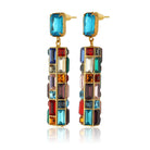 Maison Soula-Gloria Earrings Deep Blue-Earrings-3-fleurdirect.live