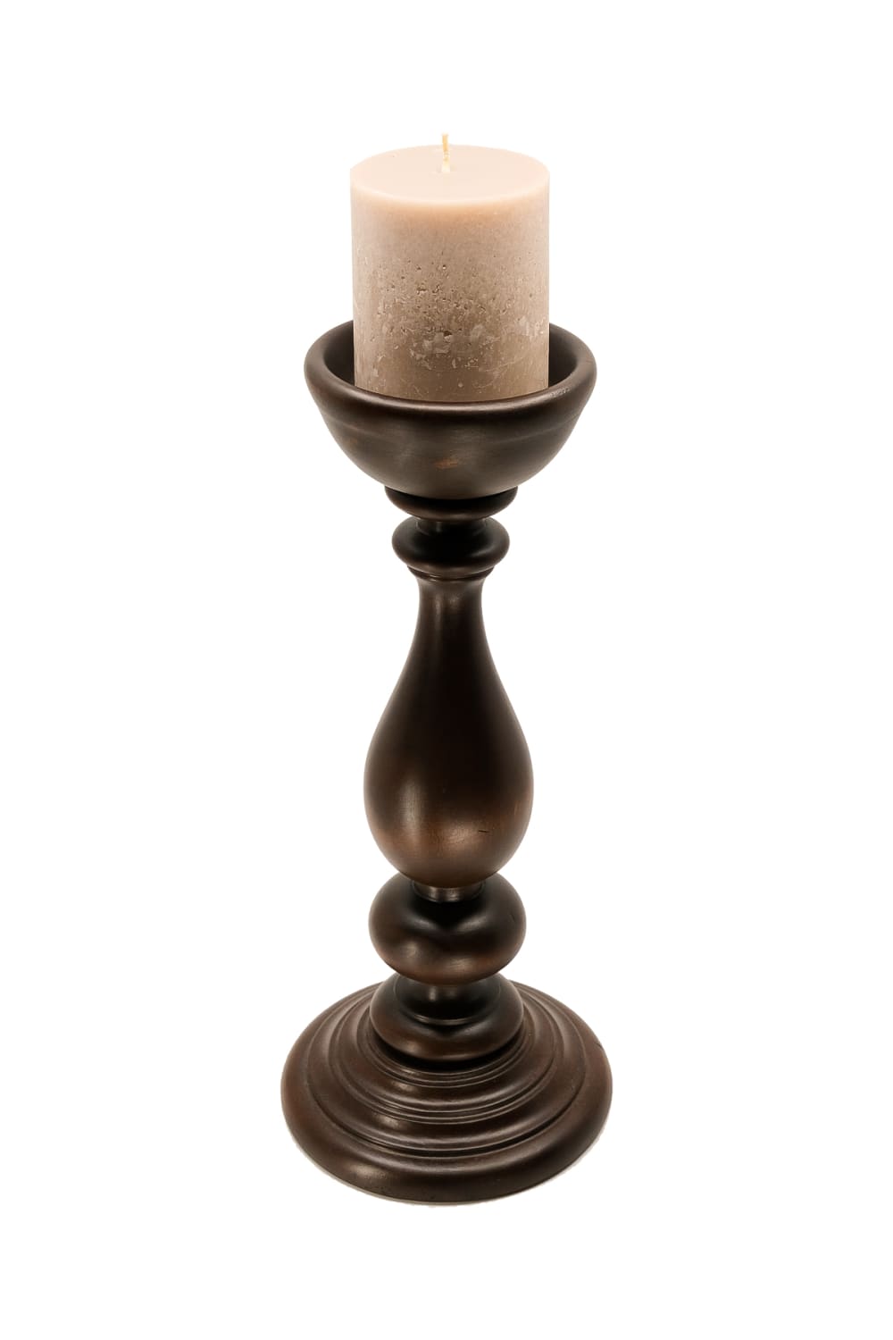 Massello Design-Amore Ahşap Sütun Mumluk-Mumluk & Şamdan-1-fleurdirect.live