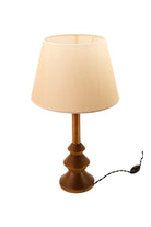 Massello Design-Elegante Ahşap Abajur Ceviz-Masa Lambası-2-fleurdirect.live