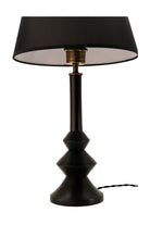 Massello Design-Elegante Ahşap Abajur Siyah-Masa Lambası-4-fleurdirect.live