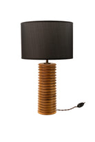 Massello Design-Heavy Ahşap Abajur-Masa Lambası-1-fleurdirect.live