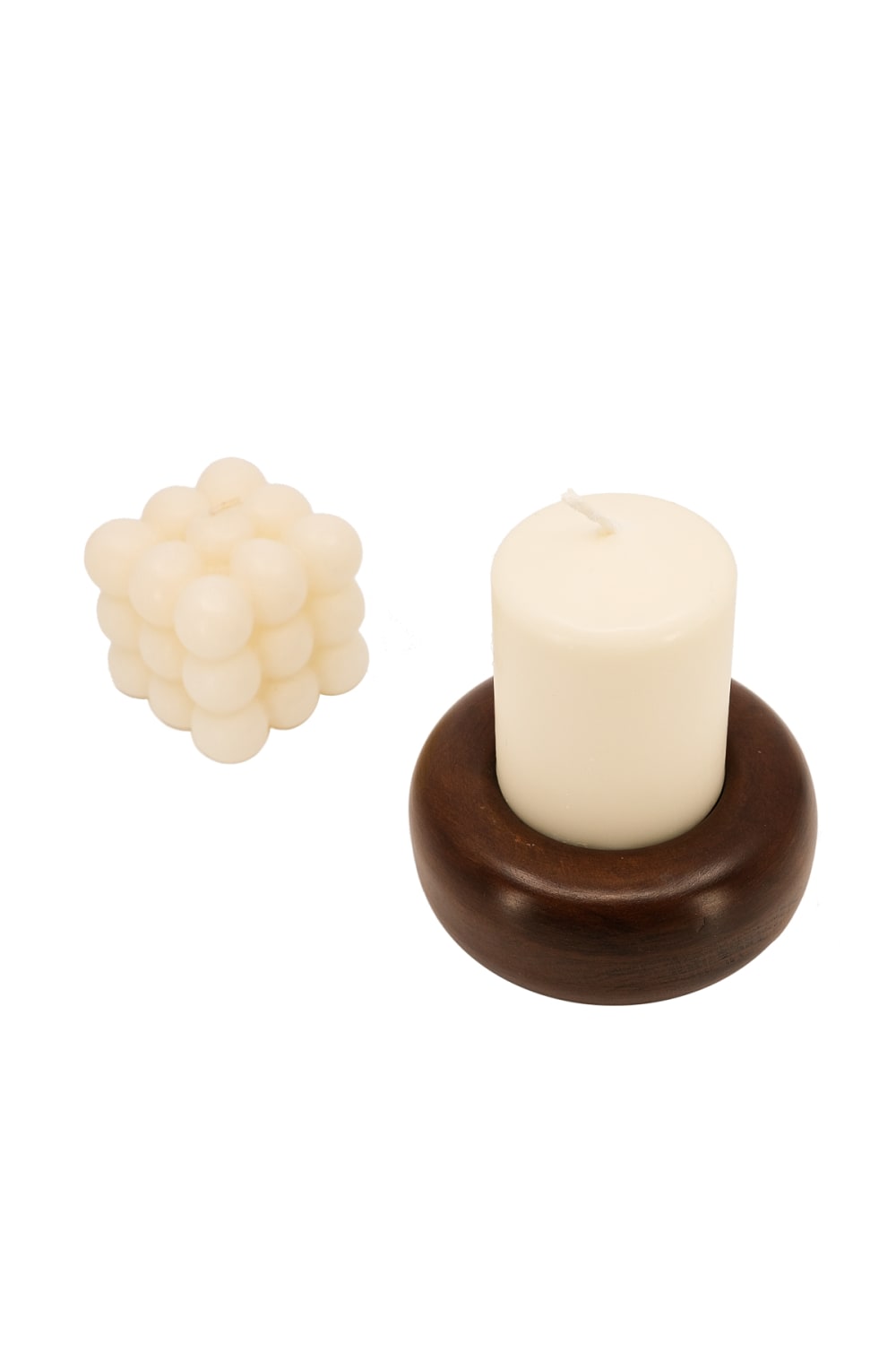 Massello Design-Ruota Ahşap T-light Mumluk-Mumluk & Şamdan-4-fleurdirect.live