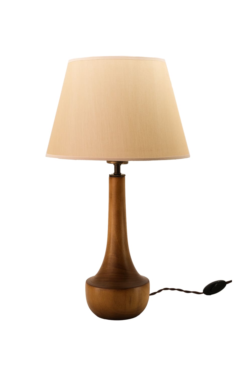 Massello Design-Vittima Ahşap Abajur Ceviz-Masa Lambası-1-fleurdirect.live