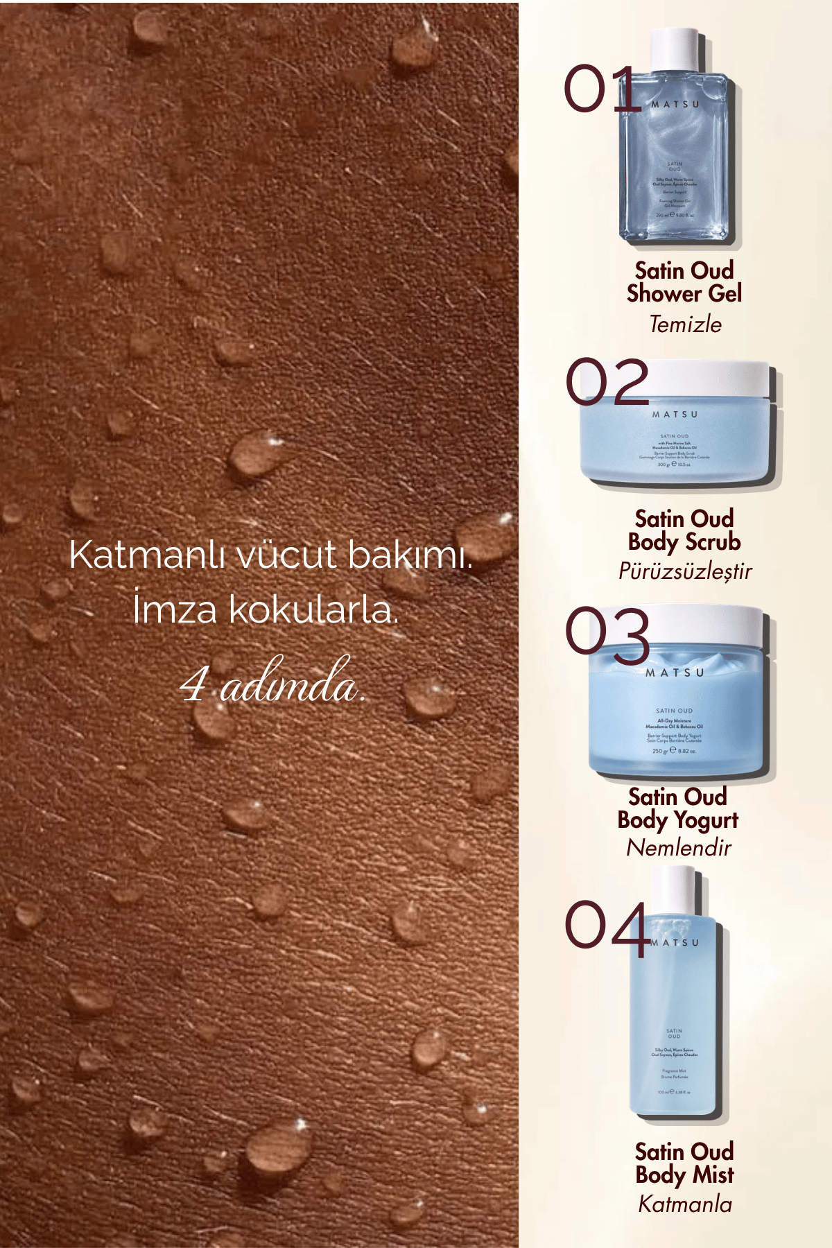 Satin Oud Odunsu Vücut Misti