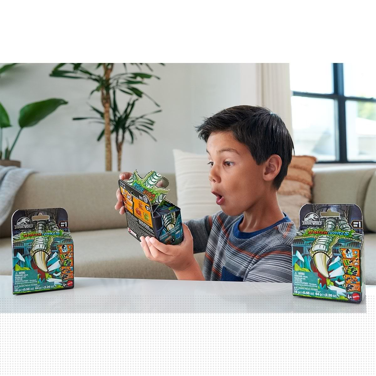 Mattel-Jurassic World Crushivores Serisi Sürpriz Aksesuarlı Figür-Oyuncak-7-fleurdirect.live